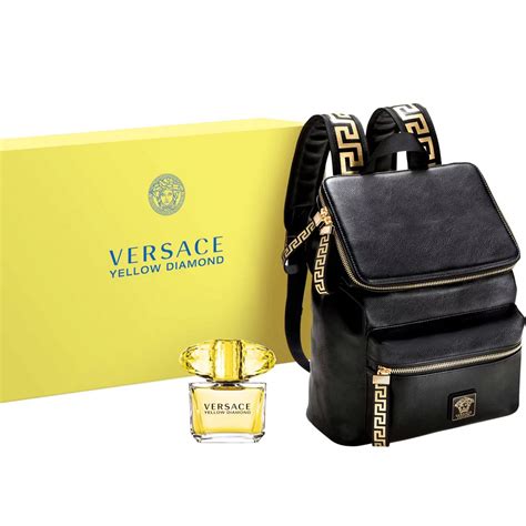 versace gift set with backpack nordstrom|Versace perfume value.